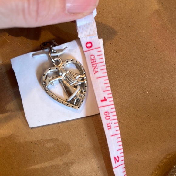 Angel Heart star charm pendant zipper pull - Picture 2 of 2